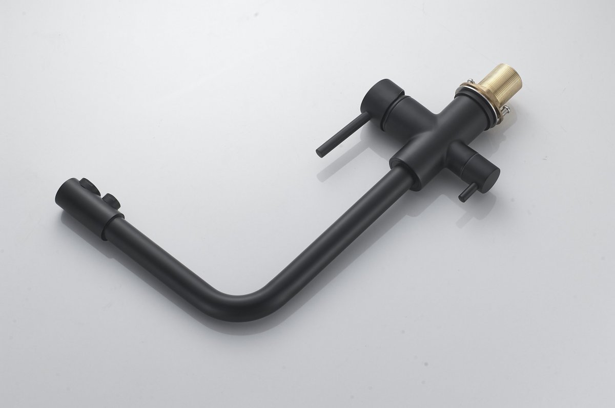 Смеситель для кухни с подключением фильтра Maretti Project Black PB31RZF12, черный