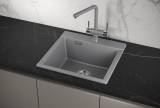 Мойка кухонная Granula ESTETICA ES-5201, АЛЮМИНИУМ