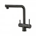 Смеситель кухонный EMAR ЕСВ 7017 Black, кух.смеситель из нержавеющей стали