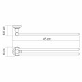 WasserKRAFT Ammer K-7031 Держатель полотенец двойной