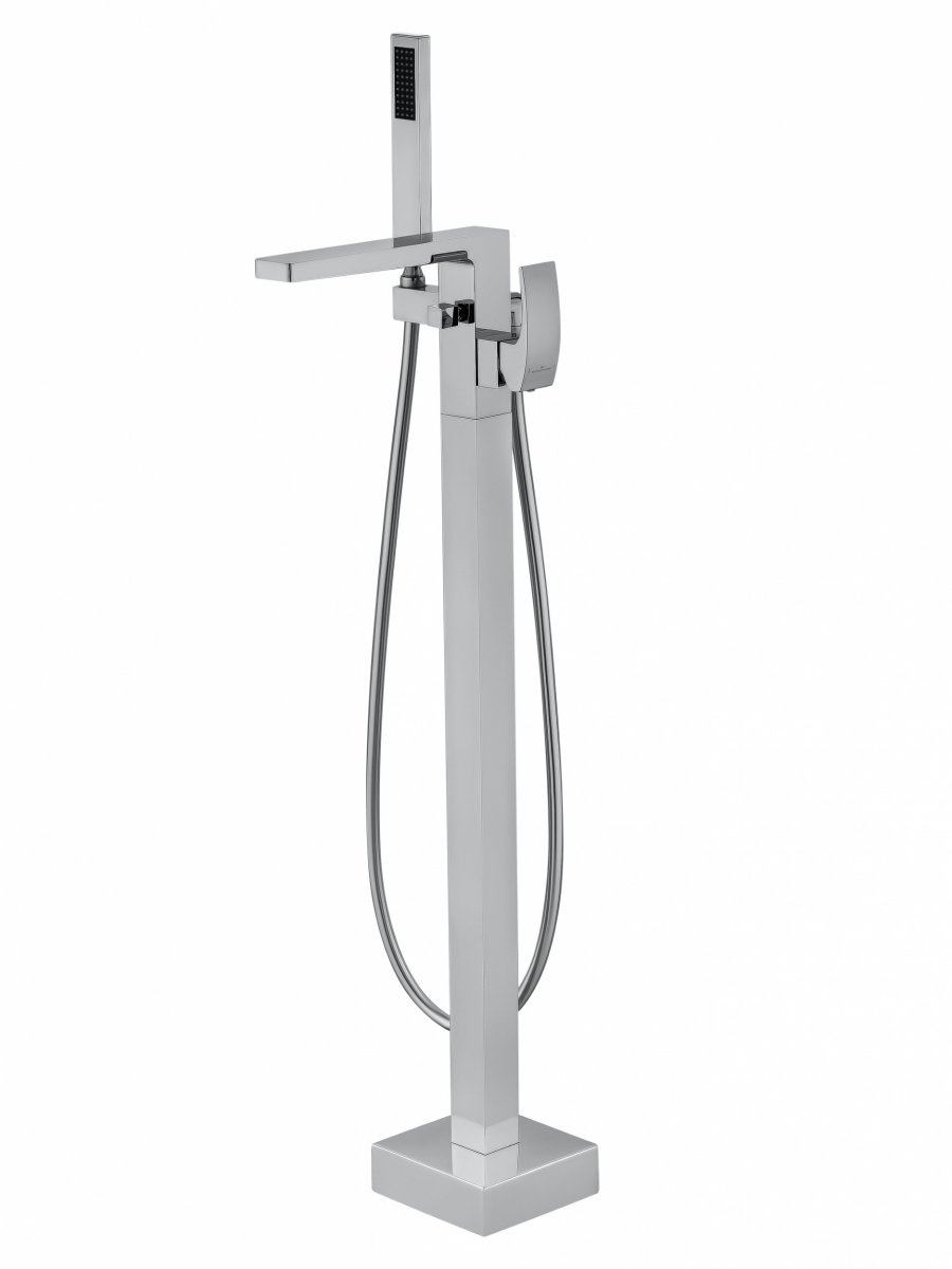 Смеситель для ванны напольного монтажа WONZON & WOGHAND FIT, Хром (WW-88649009-CR)