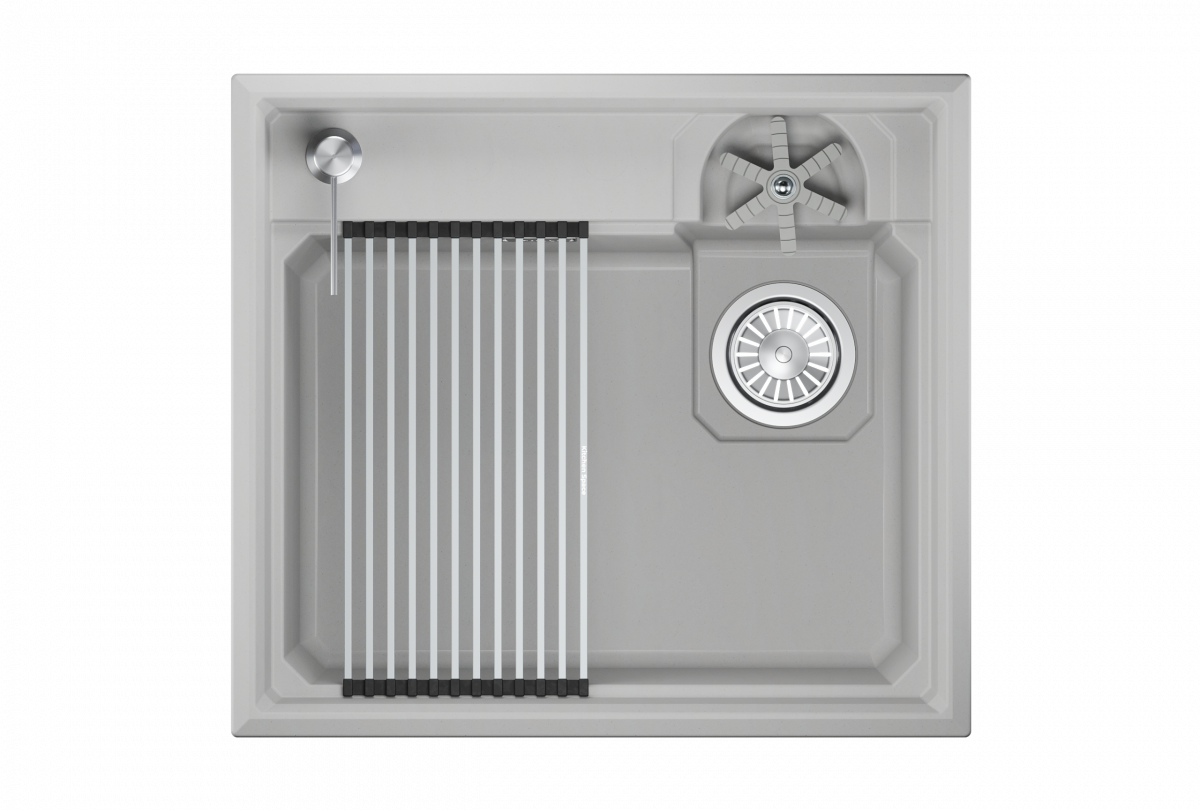 Мойка для кухни Granula Kitchen Space Rinzer 5807R арктик, 58х52 см, прямоугольная