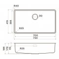 Мойка Omoikiri OMI 73-U/I-LG Ultra светлое золото, арт. 4997562
