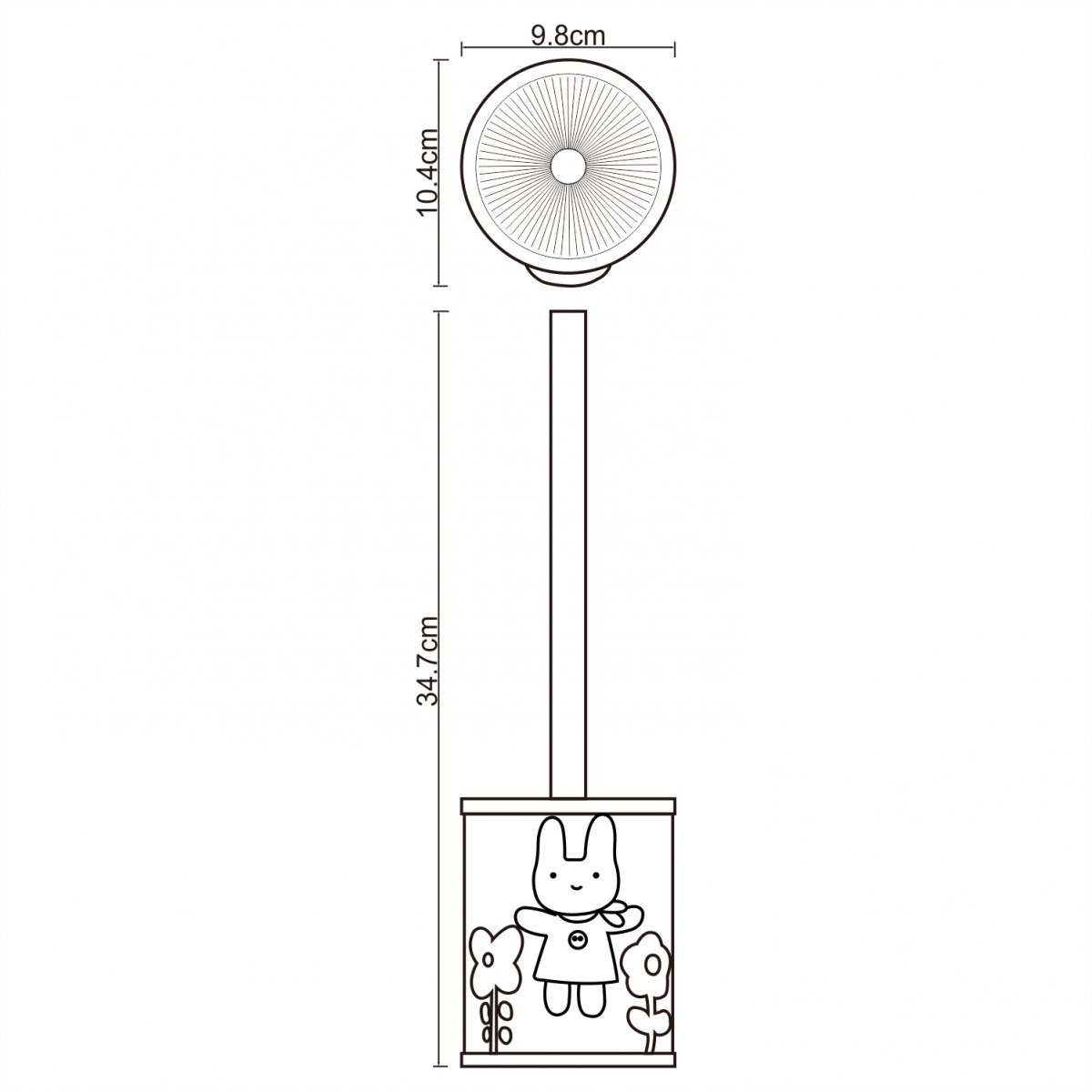 WasserKRAFT Ammer K-6427 Щетка для унитаза