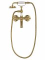 Смеситель для ванны с душем WONZON & WOGHAND RETRO, Брашированное золото (WW-88639020- BG)
