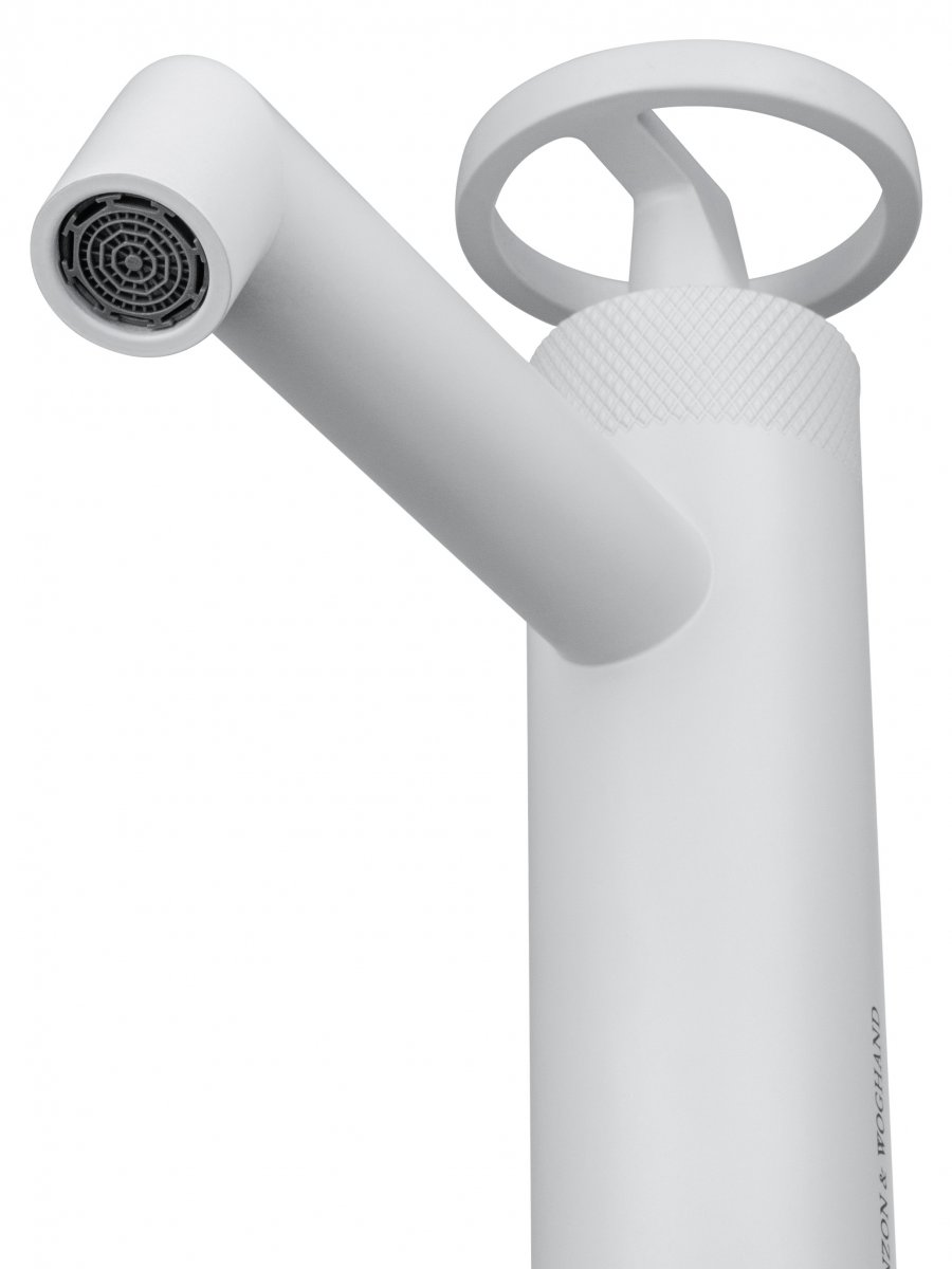 Смеситель для раковины WONZON & WOGHAND, Белый матовый (WW-H1065-MW)