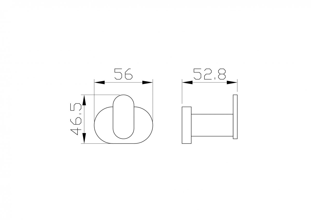 Крючок для ванной WONZON & WOGHAND FIRST, Глянцевое золото (WW-8415-LG)