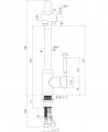 Смеситель Seaman Barcelone SSL-5226-Mist нержавеющая сталь, матовый