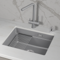 Мойка для кухни Granula Kitchen Space 5501iU алюминиум, 55х45 см, прямоугольная