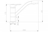 Смеситель Steel Hammer SH 321 CR для кухонной мойки