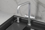 Смеситель для кухни Granula Kitchen Space 8275 нержавеющая сталь, подключение к фильтру