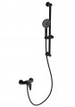 Смеситель для душа с гарнитуром WONZON & WOGHAND, Черный матовый (WW-AE3103-MB)