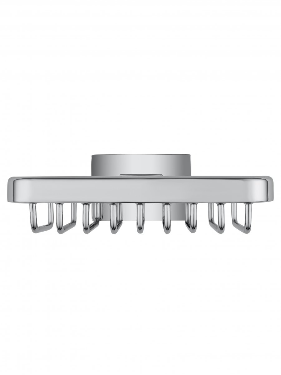 Мыльница с держателем WONZON & WOGHAND FLAT, Хром (WW-9724)
