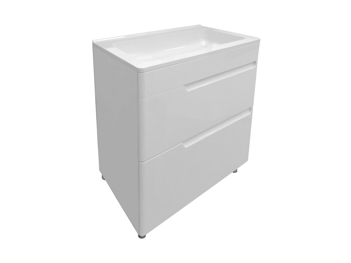 Комплект мебели ESTET Kare Luxe 700х450 напольный 2 ящика (ШхГхВ) 698х446х860