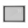 Мойка кухонная Paulmark NEXT-SKEW 58 UNI, PM885844-BS, брашированная нерж.сталь, 580х440мм 1,2мм