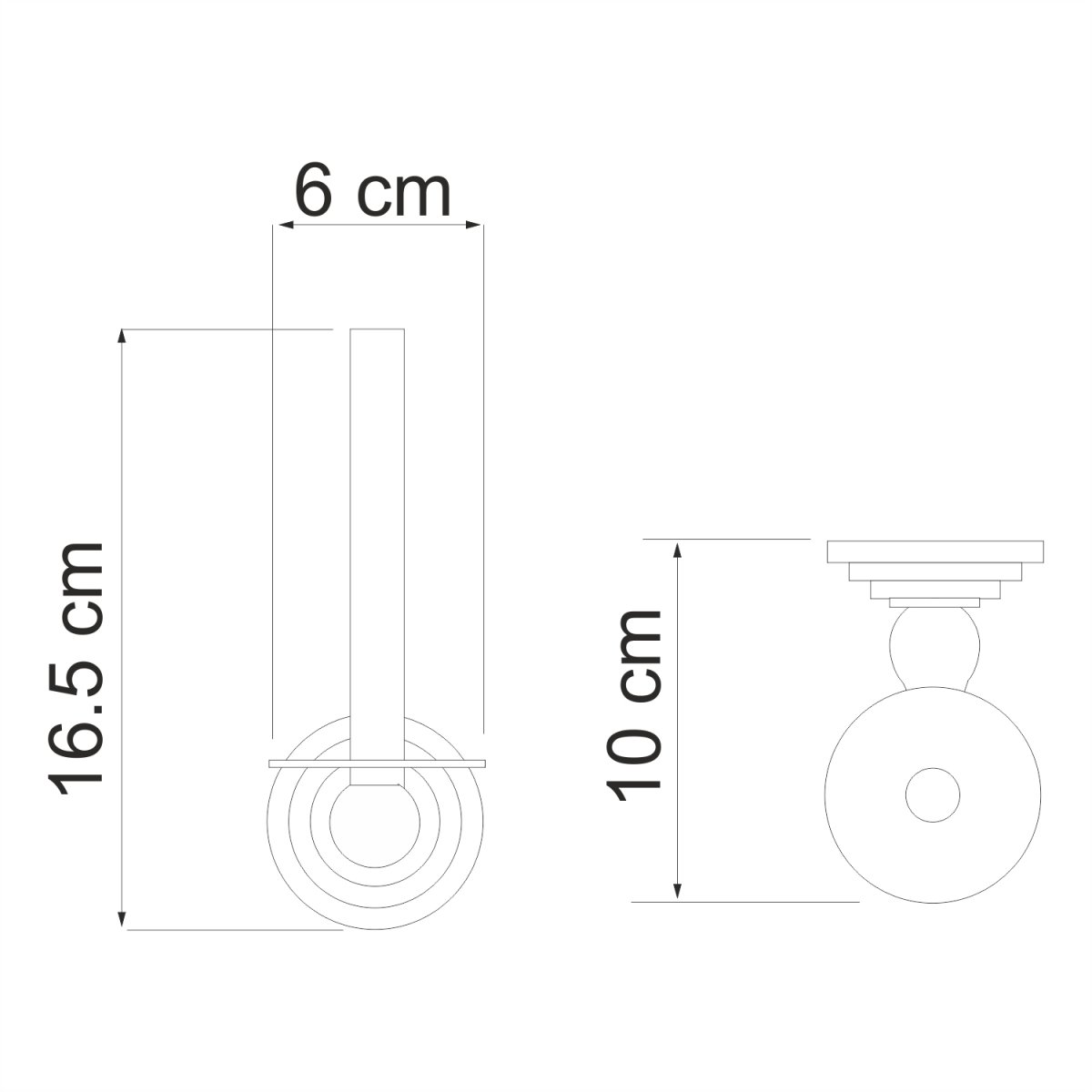 Держатель туалетной бумаги WasserKraft 7097