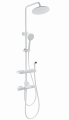 Душевая система с термостатом WONZON & WOGHAND Plate, Белый матовый (WW-C3017-A1-MW)