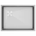 Мойка кухонная Paulmark NEXT-SKEW 58-L UNI, брашированная сталь, 580х440мм, PM885844-L-BS