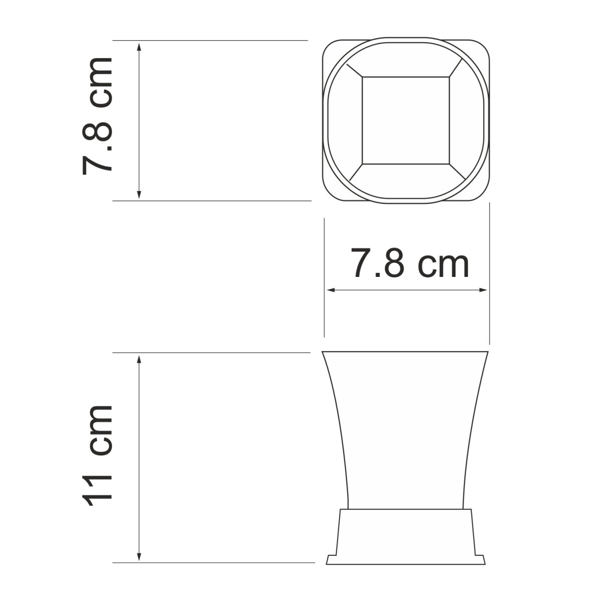 Стакан WasserKraft 5428N