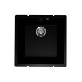 Кухонная мойка Ulgran Quartz Under 400-07, уголь