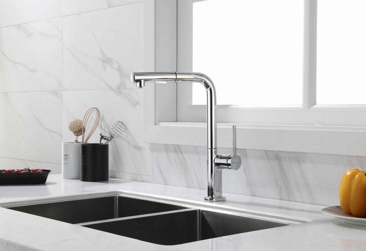 Смеситель для кухни Paulmark NEO, хром, Ne214419-CR