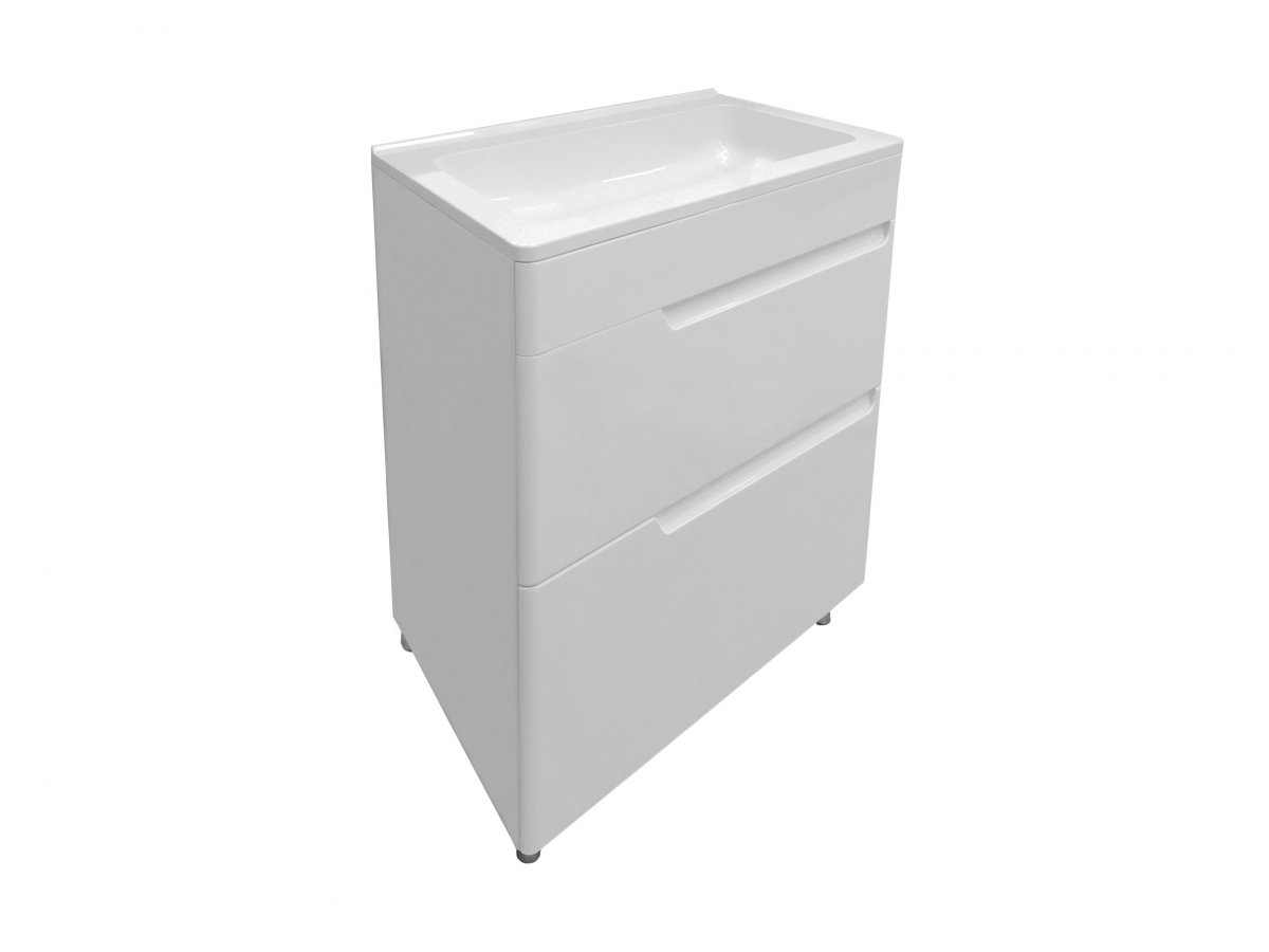 Комплект мебели ESTET Kare Luxe 600х450 напольный 2 ящика (ШхГхВ) 598х446х860