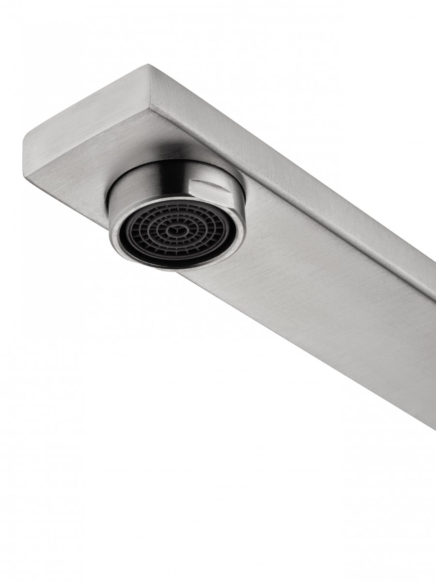 Смеситель для кухни WONZON & WOGHAND,  Брашированный никель (WW-AE4550-BS)