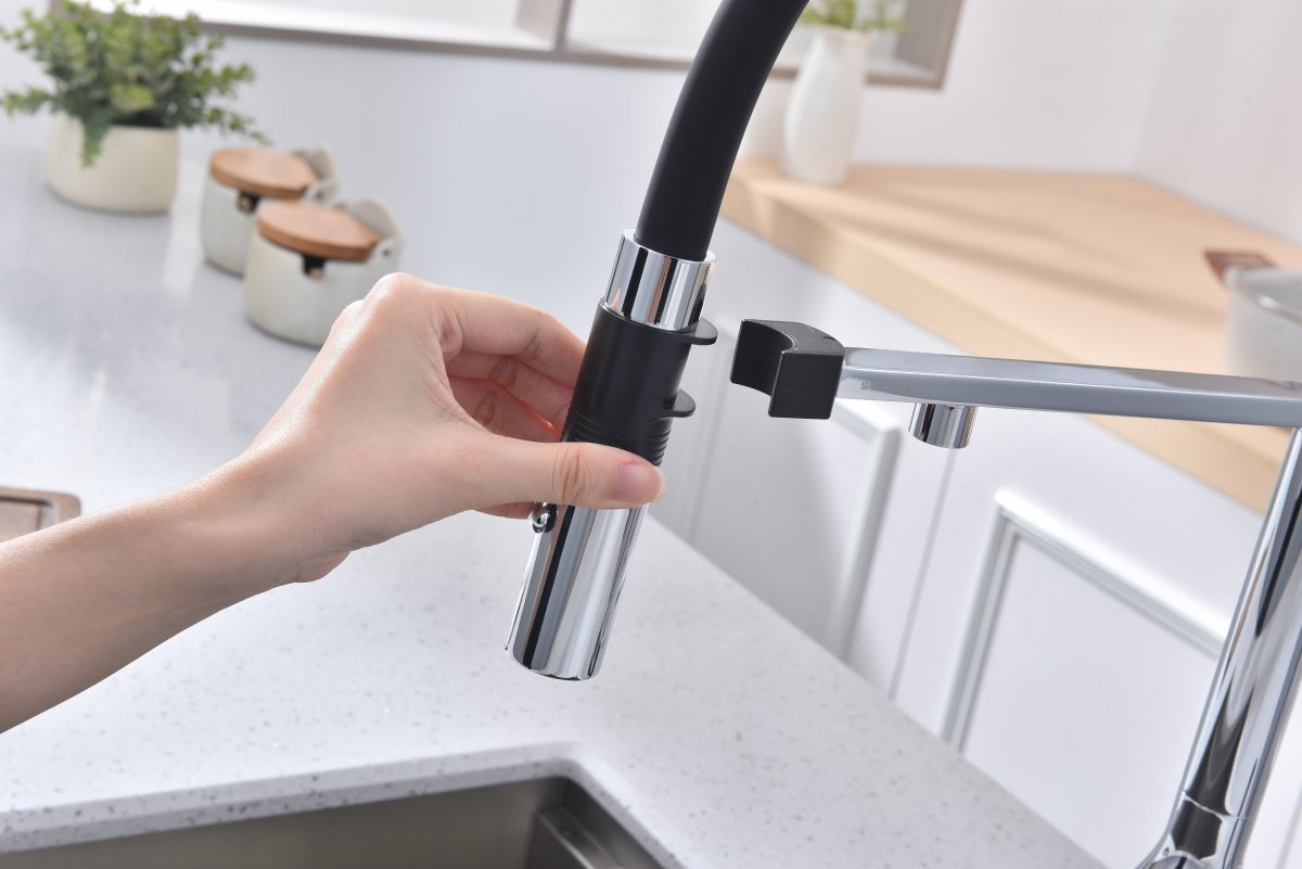Смеситель для кухни Paulmark MAGNETO ONE, хром, Ma213188-CR