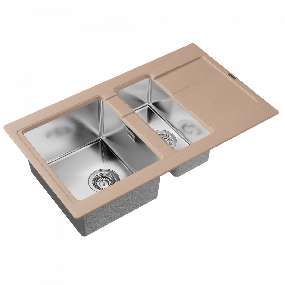 Мойка Florentina  Комби 860 К, песочный FS