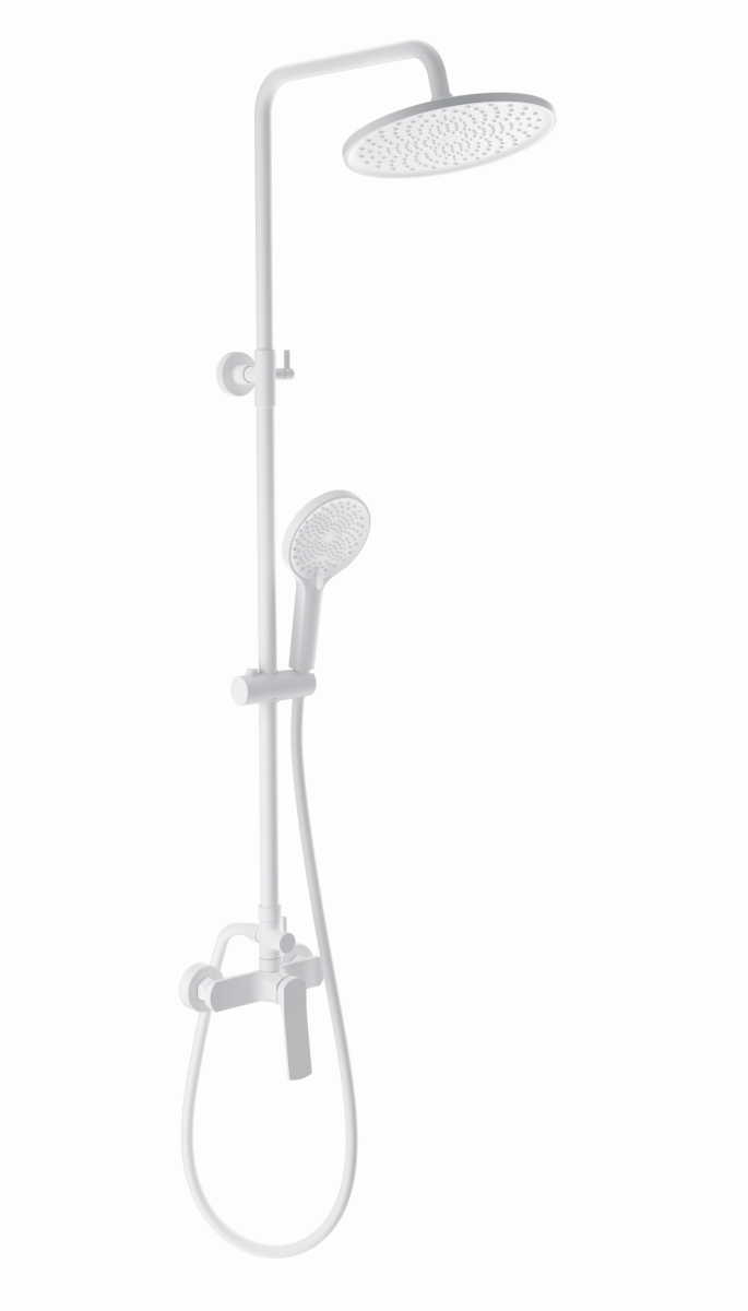 Душевая система WONZON & WOGHAND, Белый матовый (WW-B3200-MW)