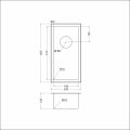 Кухонная мойка EMAR EMB-126A PVD Nano Golden мойка универсального монтажа