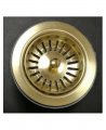 Выпуск круглый без перелива ZorG INOX W 2 BRONZE с сифоном цвет бронза