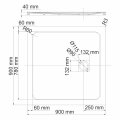 Душевой поддон WasserKraft 19T03