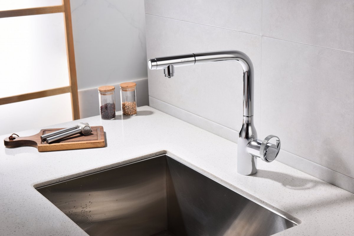 Смеситель для кухни Paulmark URBAN, хром, Ur213104-CR