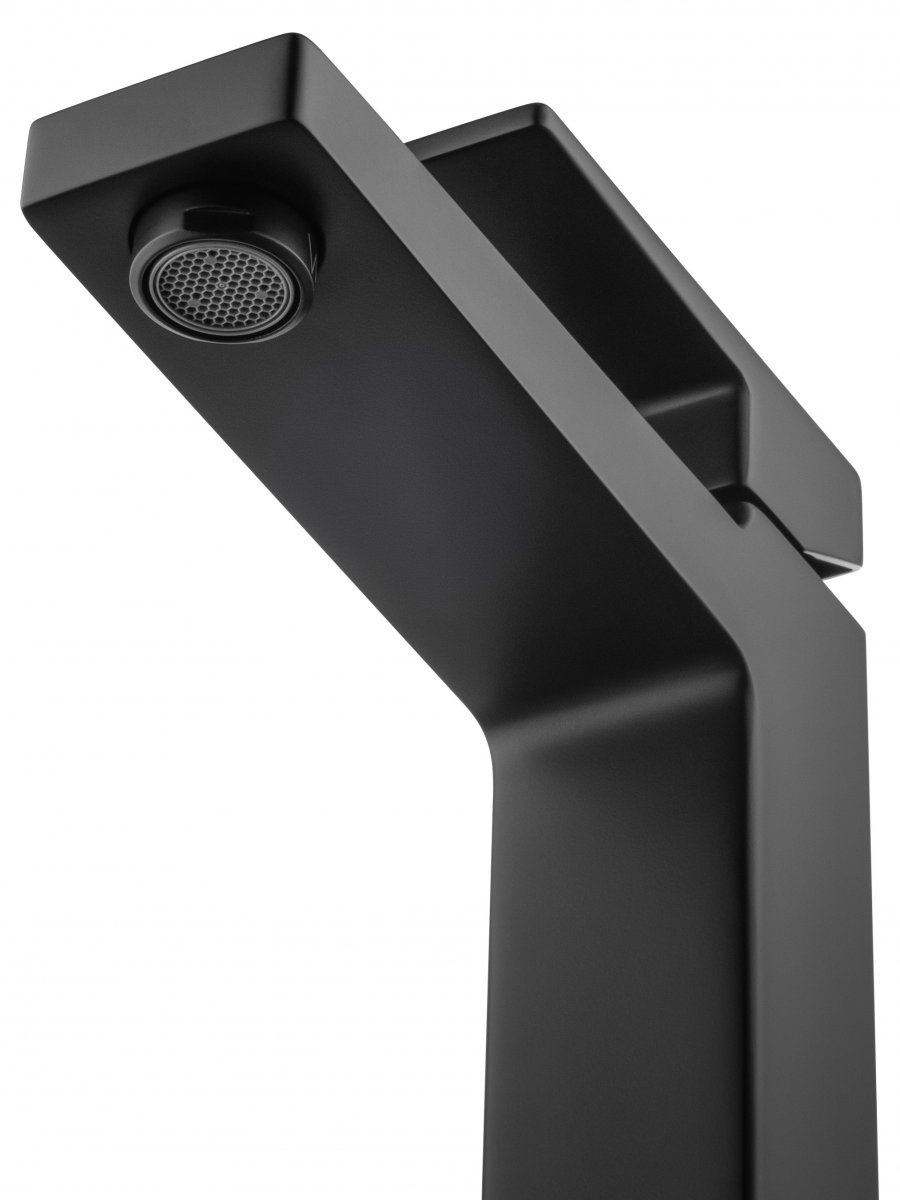 Смеситель для раковины WONZON & WOGHAND CUBE 2.0, Черный матовый (WW-88018068-MB)