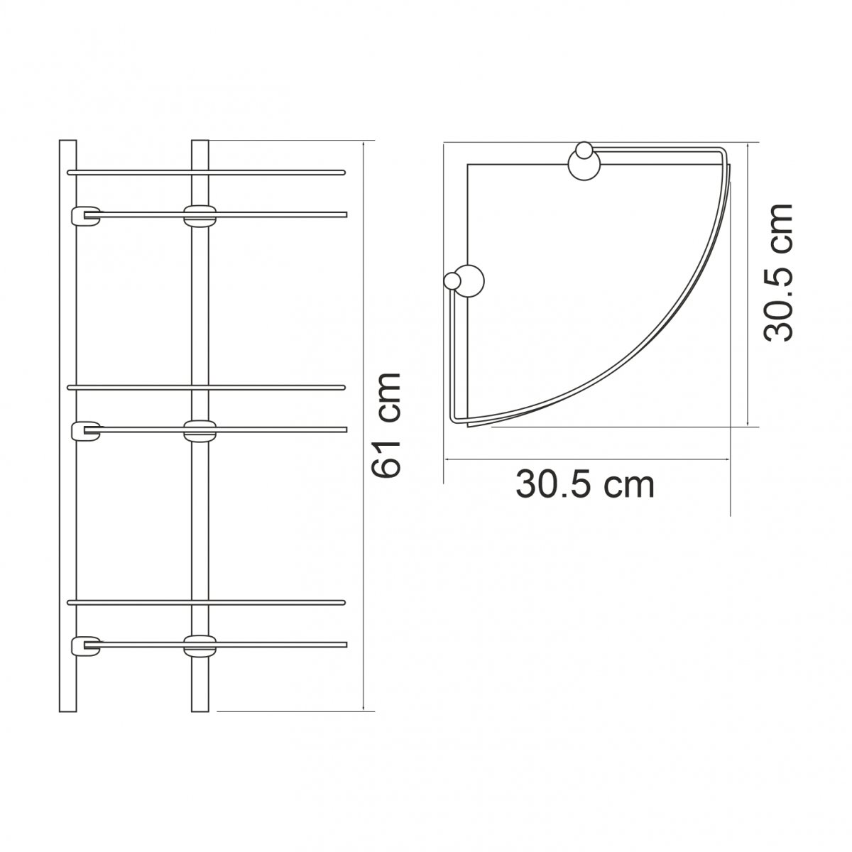Полка WasserKraft 3133B