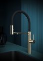 Смеситель для кухни Paulmark GANYMEDE DIAMOND, светлое золото, Gd613199-LG