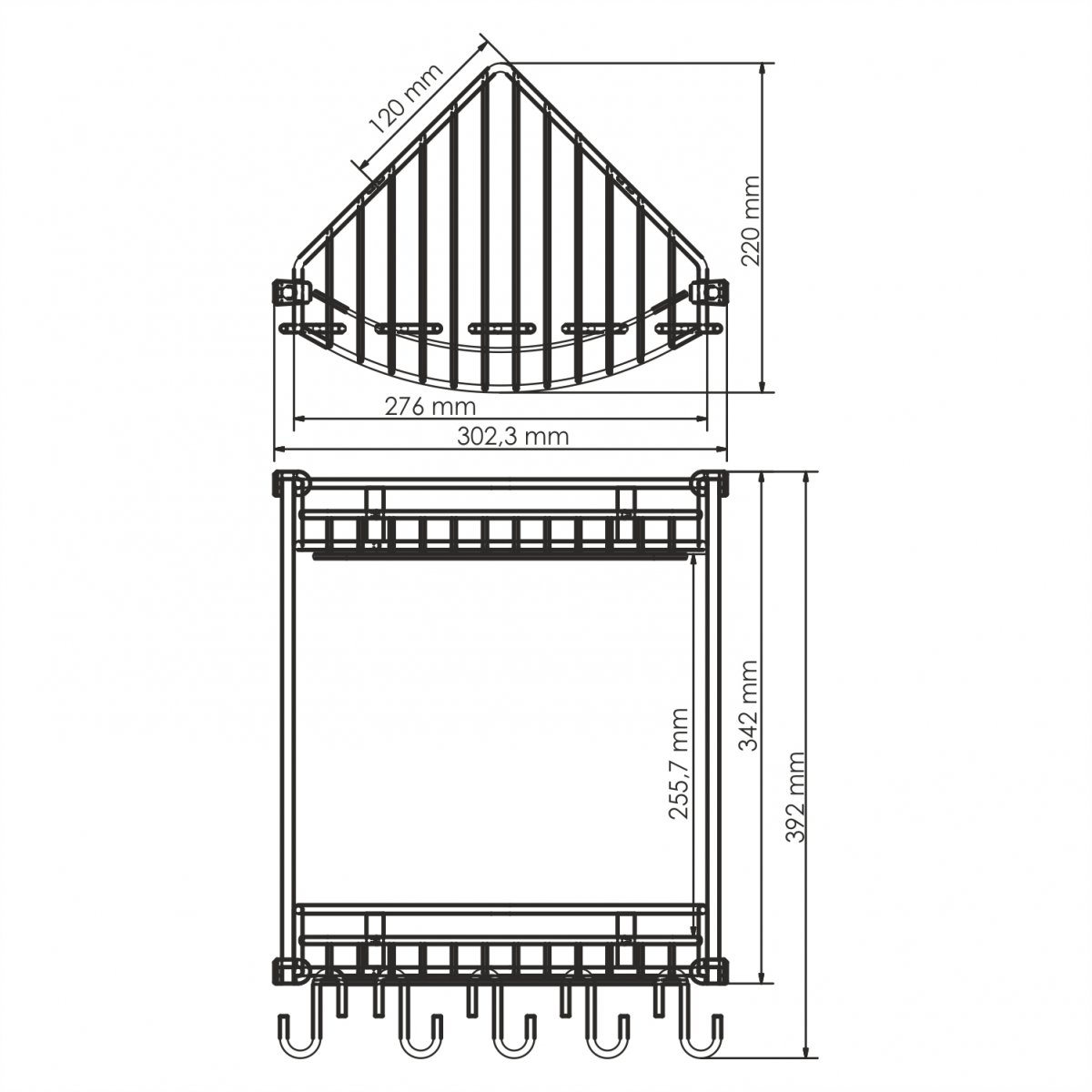 Полка WasserKraft 1222