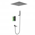 Встраиваемая душевая система с термостатом TIMO Petruma SX-5019/03SM, черный