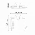 WasserKRAFT Wern K-2525 Держатель туалетной бумаги