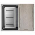 Мойка Paulmark LUMI-MULTI SINK 55 UNI, серый металлик, 550х450мм, LU-MULTI 55-GRM