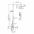 Душевая система Wasserkraft A199.118.103.010.CH Thermo