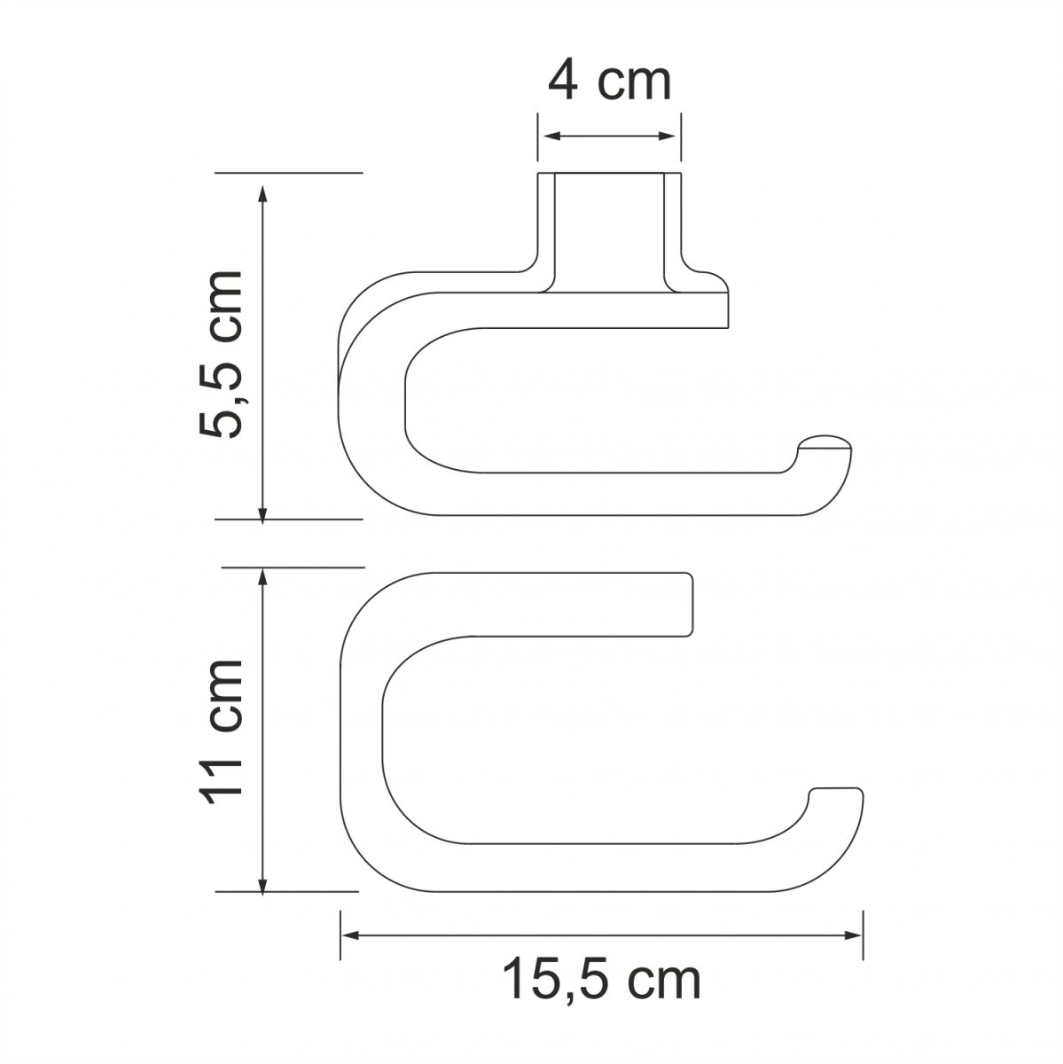 WasserKRAFT Kammel K-8396 Держатель туалетной бумаги
