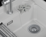 Мойка для кухни Granula Kitchen Space Rinzer 5807R арктик, 58х52 см, прямоугольная