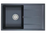 Мойка кухонная Emar DMQ-1800.Q морион, черный